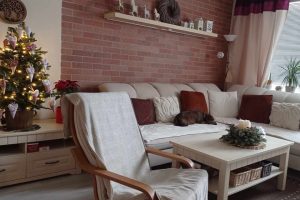 AMK in living room